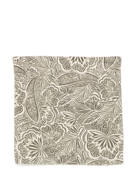 Foulard con stampa PAOLO PECORA KIDS | PP4254OLIVA